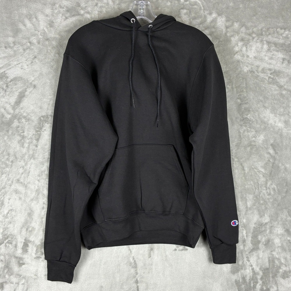 NWOT Champion Authentic Athleticwear Mens Small Black Pullover Hoodie